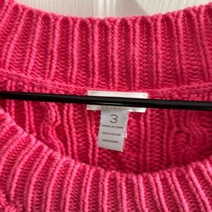 Chico’s size 3 Sweater Pink